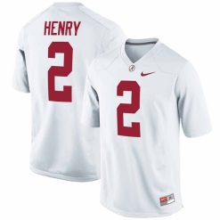 Derrick Henry Alabama Crimson Tide Football White Alumni Stitched Jersey