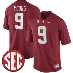 Bryce Young Alabama Crimson Tide Football Crimson Alumni Jersey - All Stitched