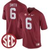 DeVonta Smith Alabama Crimson Tide Football Crimson Alumni Jersey - All Stitched