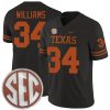 Ricky Williams Texas Longhorns Football Black Alternate Game Jersey - All Stitched