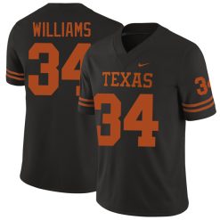 Ricky Williams Texas Longhorns Football Black Alternate Game Jersey - All Stitched