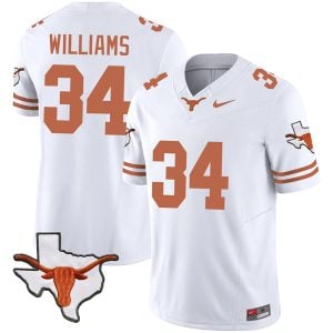 Ricky Williams Texas Longhorns Football White Vapor F.U.S.E Limited Jersey - All Stitched
