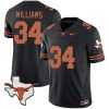 Ricky Williams Texas Longhorns Football Black Vapor F.U.S.E Limited Jersey - All Stitched