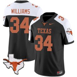 Ricky Williams Texas Longhorns Football Alternate Black Vapor F.U.S.E Limited Jersey - All Stitched