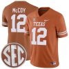 Colt McCoy Texas Longhorns Football Orange Home Game Jersey - All Stitched