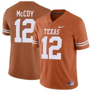 Colt McCoy Texas Longhorns Football Orange Home Game Jersey - All Stitched