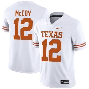 Colt McCoy Texas Longhorns Football White Away Game Jersey - All Stitched