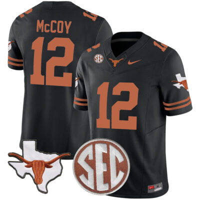 Colt McCoy Texas Longhorns Football Black Vapor F.U.S.E Limited Jersey - All Stitched