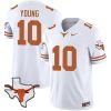 Vince Young Texas Longhorns Football White Vapor F.U.S.E Limited Jersey - All Stitched