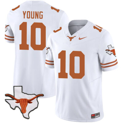 Vince Young Texas Longhorns Football White Vapor F.U.S.E Limited Jersey - All Stitched