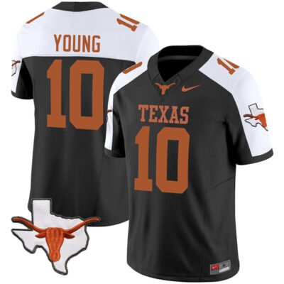 Vince Young Texas Longhorns Football Alternate Black Vapor F.U.S.E Limited Jersey - All Stitched