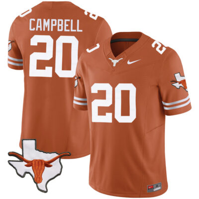 Earl Campbell Texas Longhorns Football Orange Vapor F.U.S.E Limited Jersey - All Stitched