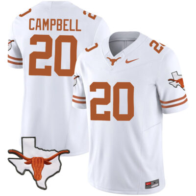 Earl Campbell Texas Longhorns Football White Vapor F.U.S.E Limited Jersey - All Stitched