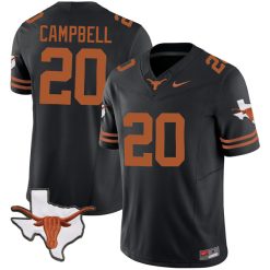 Earl Campbell Texas Longhorns Football Black Vapor F.U.S.E Limited Jersey - All Stitched