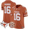 Arch Manning Texas Longhorns Football Orange Vapor F.U.S.E Limited Jersey - All Stitched