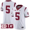 Reggie Bush USC Trojans Football White Away Jersey - All Stitched