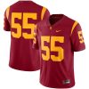 Junior Seau USC Trojans Football Cardinal Home Jersey - All Stitched