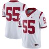 Carde Smith USC Trojans Football White Away Jersey - All Stitched