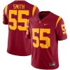 Carde Smith USC Trojans Football Cardinal Home Game Jersey - All Stitched