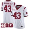 Troy Polamalu USC Trojans Football White Away Game Jersey - All Stitched