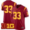 Marcus Allen USC Trojans Football Cardinal Home Jersey - All Stitched