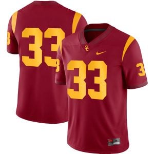 Marcus Allen USC Trojans Football Cardinal Home Jersey - All Stitched