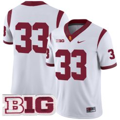 Marcus Allen USC Trojans Football White Away Jersey - All Stitched