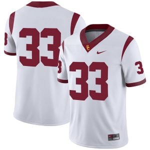 Marcus Allen USC Trojans Football White Away Jersey - All Stitched