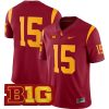 Drake London USC Trojans Football Cardinal Home Jersey - All Stitched