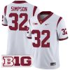 OJ Simpson USC Trojans Football White Away Game Jersey - All Stitched