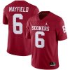 Baker Mayfield Oklahoma Sooners Football Crimson Home Jersey - All Stitched