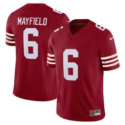 Baker Mayfield Oklahoma Sooners Football Crimson Alternate Jersey - All Stitched