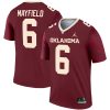 Baker Mayfield Oklahoma Sooners Football Crimson Legend Jersey - All Stitched
