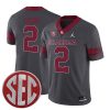 CeeDee Lamb Oklahoma Sooners Football Grey Alternate Jersey - All Stitched