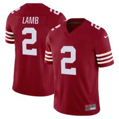 CeeDee Lamb Oklahoma Sooners Football Crimson Alternate Jersey - All Stitched