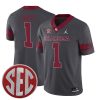 Jalen Hurts Oklahoma Sooners Football Grey Alternate Jersey - All Stitched