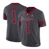 Jalen Hurts Oklahoma Sooners Football Grey Alternate Jersey - All Stitched