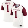 Jalen Hurts Oklahoma Sooners Football White Legend Jersey - All Stitched