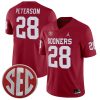 Adrian Peterson Oklahoma Sooners Football Crimson Home Jersey - All Stitched