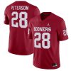 Adrian Peterson Oklahoma Sooners Football Crimson Home Jersey - All Stitched