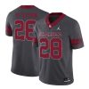 Adrian Peterson Oklahoma Sooners Football Grey Alternate Jersey - All Stitched