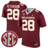 Adrian Peterson Oklahoma Sooners Football Crimson Legend Jersey - All Stitched