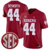 Brian Bosworth Oklahoma Sooners Football Crimson Home Jersey w/ SEC Patch - All Stitched