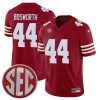 Brian Bosworth Oklahoma Sooners Football Crimson Alternate Jersey w/ SEC Patch - All Stitched