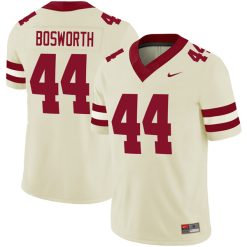 Brian Bosworth Oklahoma Sooners Football Cream Alternate Jersey - All Stitched