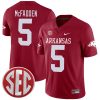 Darren McFadden Arkansas Razorbacks Football Cardinal Home Game Jersey - All Stitched