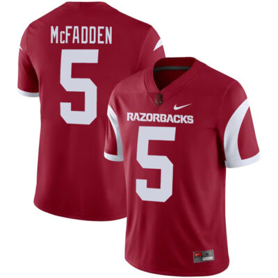 Darren McFadden Arkansas Razorbacks Football Cardinal Home Jersey - All Stitched