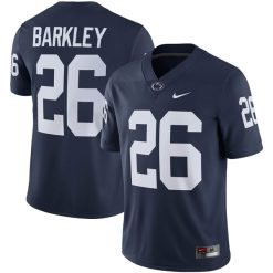 Saquon Barkley Penn State Nittany Lions Football Navy Home Jersey - All Stitched