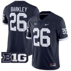 Saquon Barkley Penn State Nittany Lions Football Navy Alternate Jersey - All Stitched