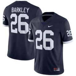 Saquon Barkley Penn State Nittany Lions Football Navy Alternate Jersey - All Stitched